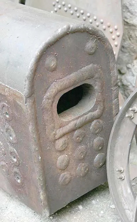4 inch part-built Ruston tractor