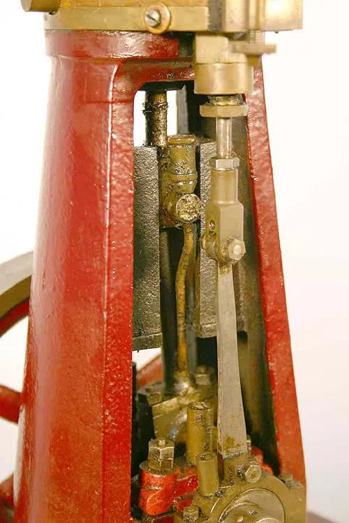 Old vertical engine