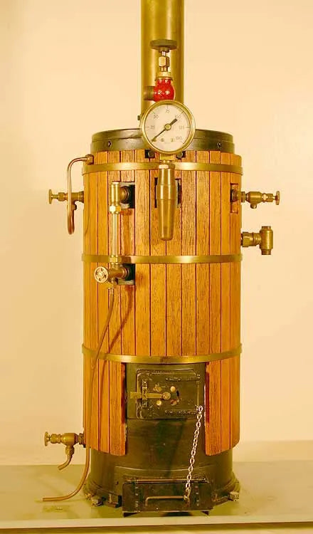 Cheddar 5 inch coal-fired test boiler