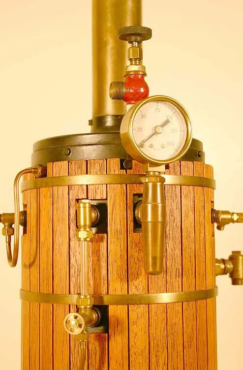 Cheddar 5 inch coal-fired test boiler