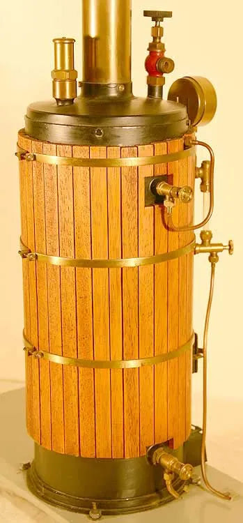 Cheddar 5 inch coal-fired test boiler