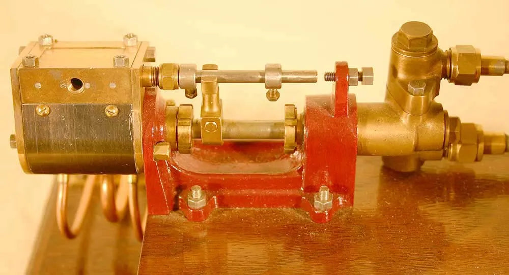 Stuart steam pump on base with water tank