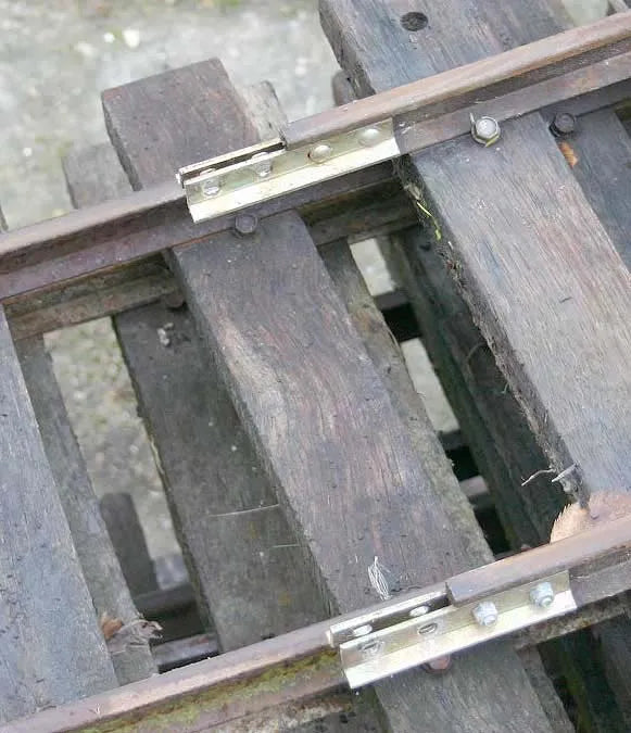 7 1/4 inch gauge track and point