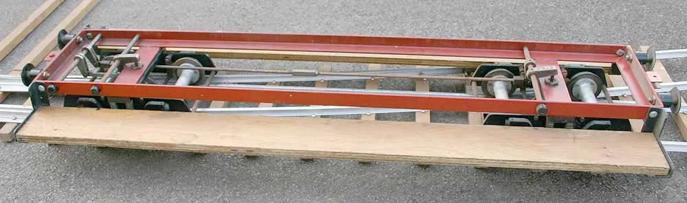 5 inch gauge bogie trolley
