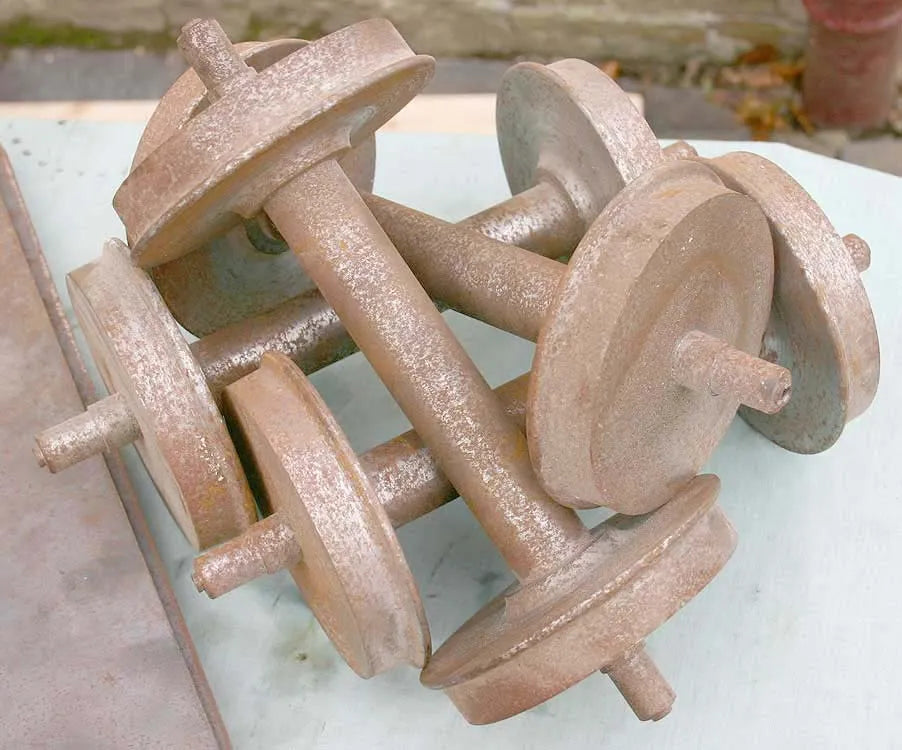 Part-built 7 1/4 set bogies
