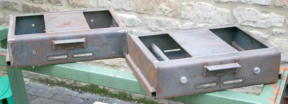 Part-built 7 1/4 set bogies
