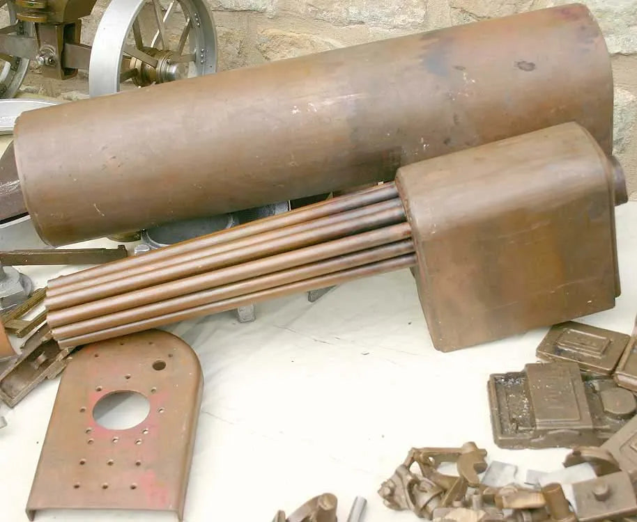 2 inch Burrell "Thetford Town" castings part-built boiler