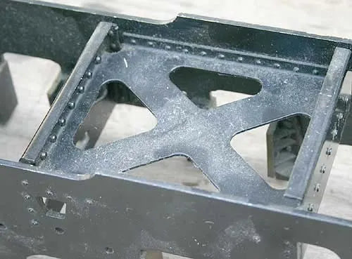 5 inch gauge 0-6-0 locomotive frames and misc castings