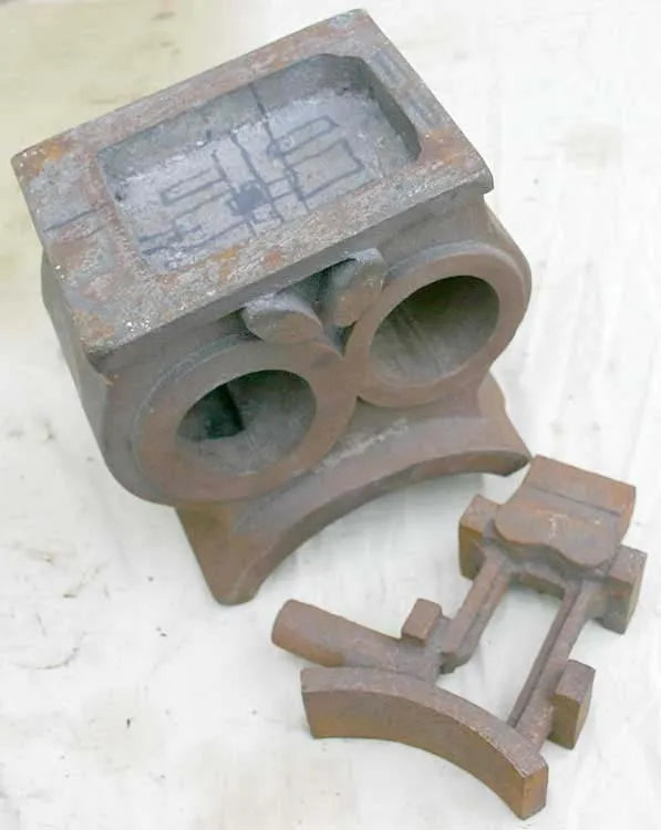 3 inch scale Fowler cylinder block casting