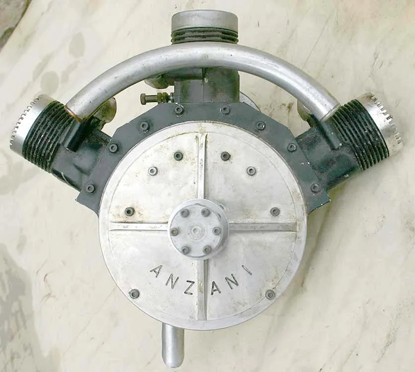 Anzani replica 3 cylinder engine