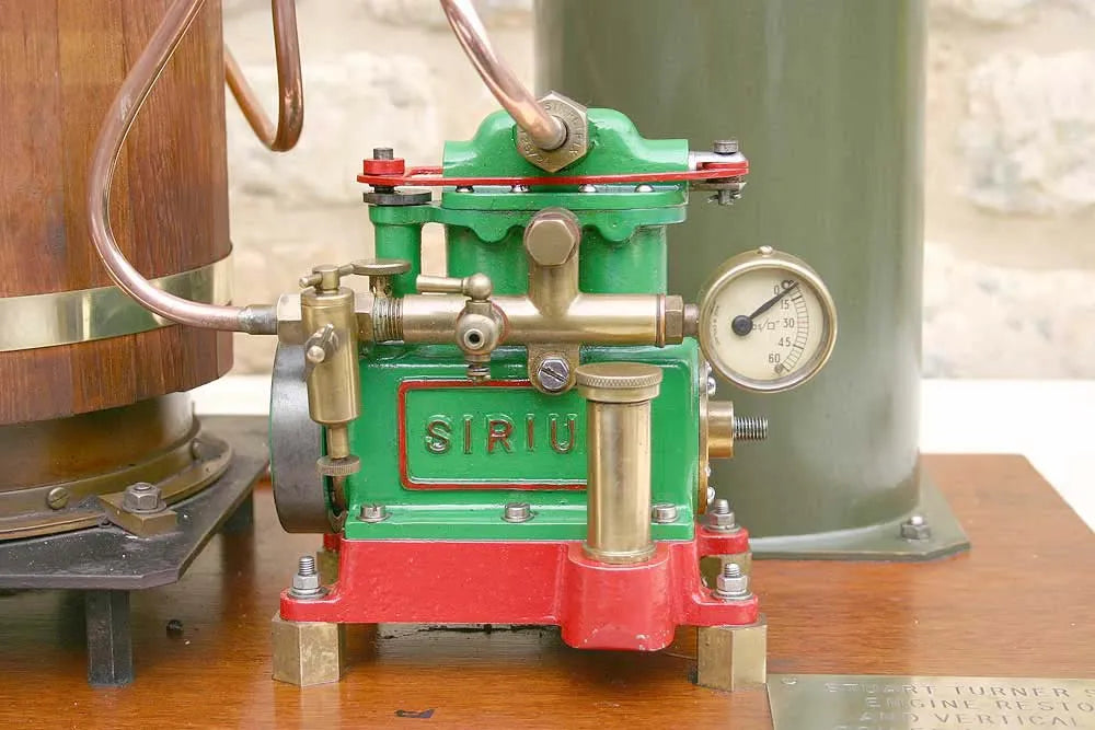 Stuart Sirius with test boiler