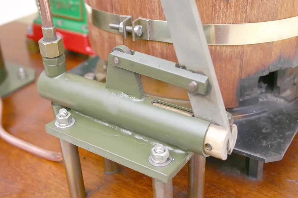Stuart Sirius with test boiler