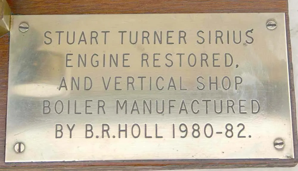 Stuart Sirius with test boiler