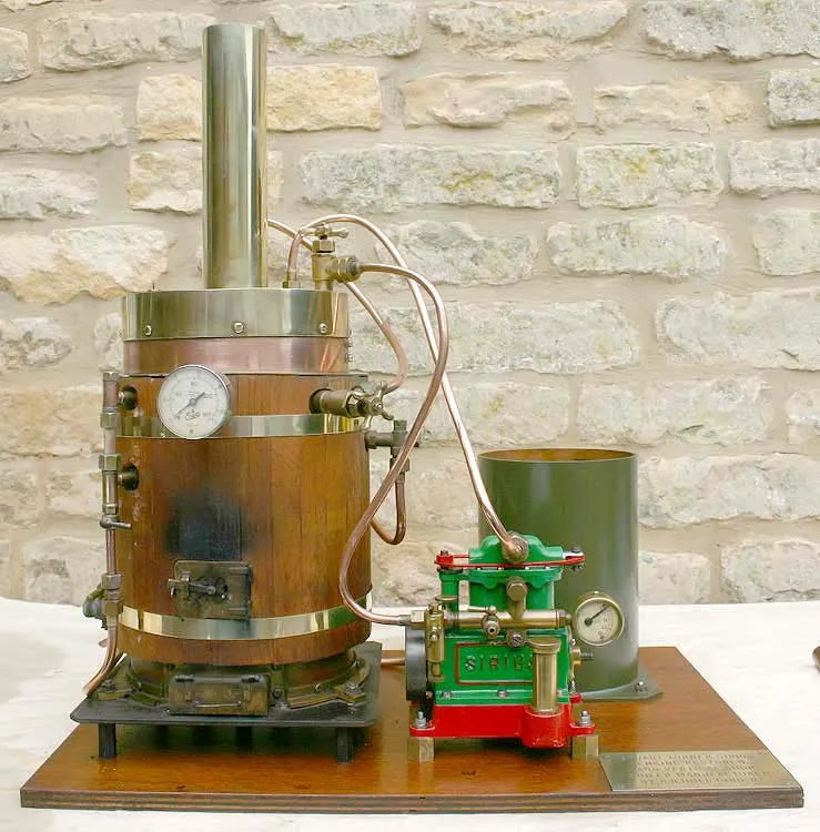 Stuart Sirius with test boiler