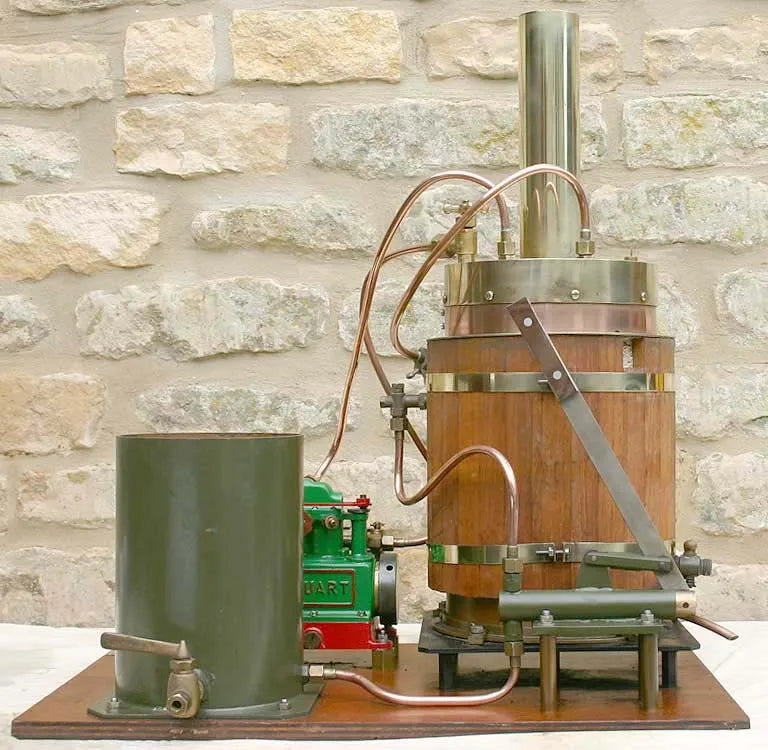 Stuart Sirius with test boiler