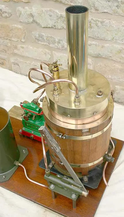 Stuart Sirius with test boiler