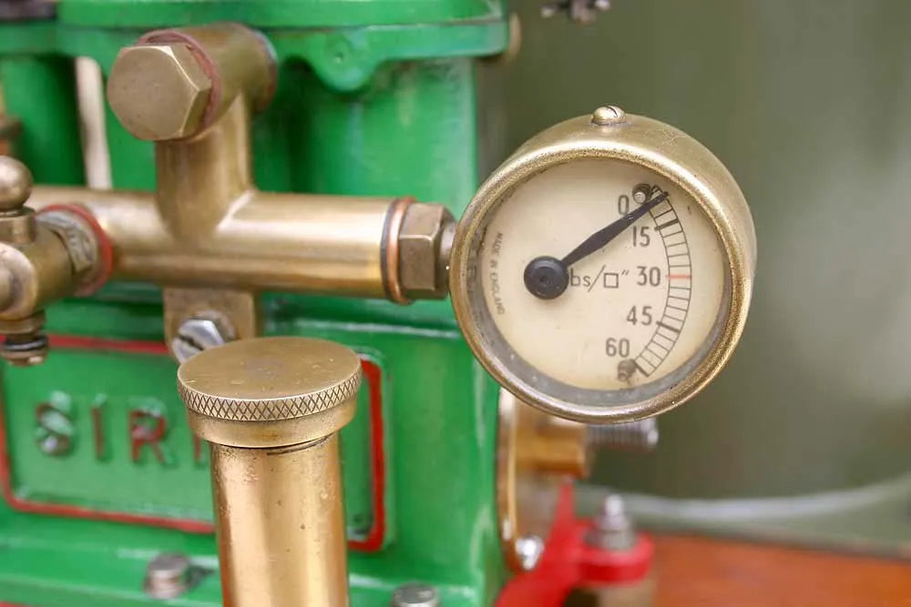Stuart Sirius with test boiler