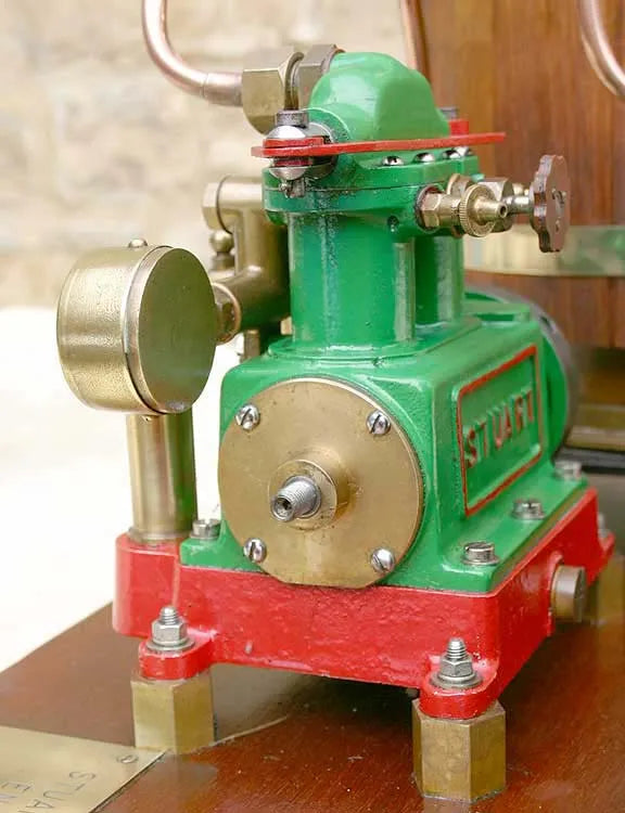Stuart Sirius with test boiler