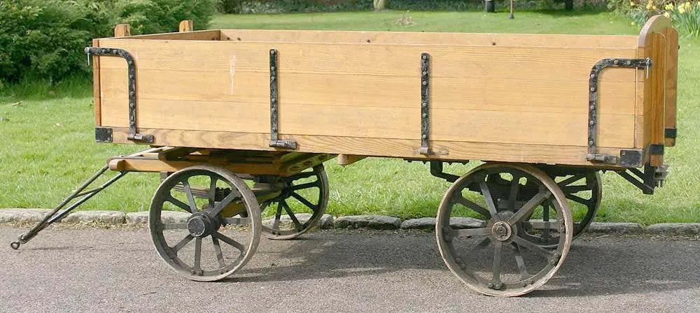 4 1/2 inch scale traction engine trailer