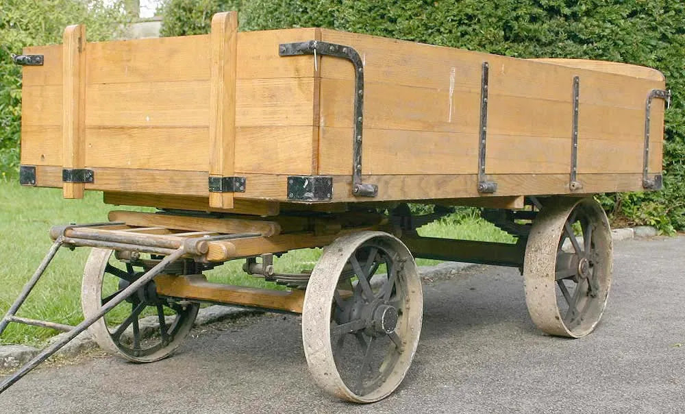 4 1/2 inch scale traction engine trailer
