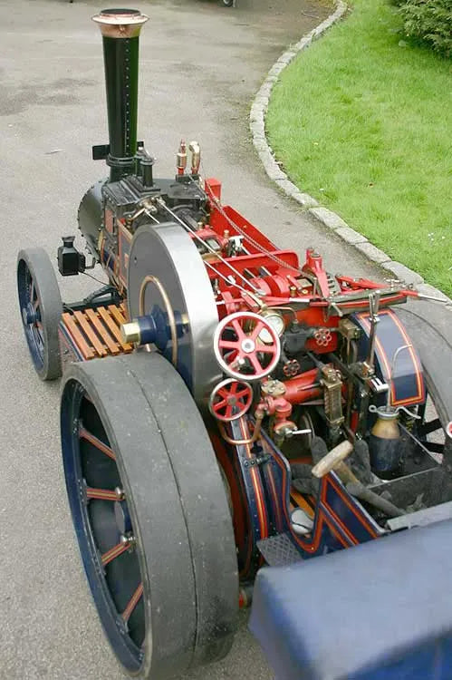 4 inch scale Burrell DCC road locomotive