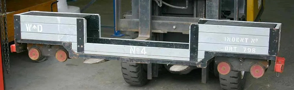 5 inch gauge bogie passenger wagon