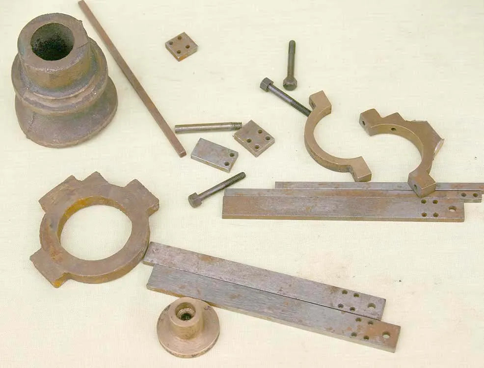 3 1/2 inch gauge Bassett-Lowke chassis and drawings