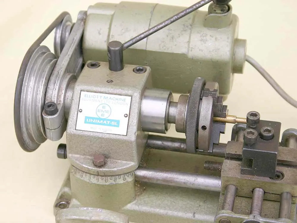 Unimat lathe with milling attachment