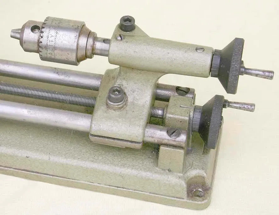 Unimat lathe with milling attachment