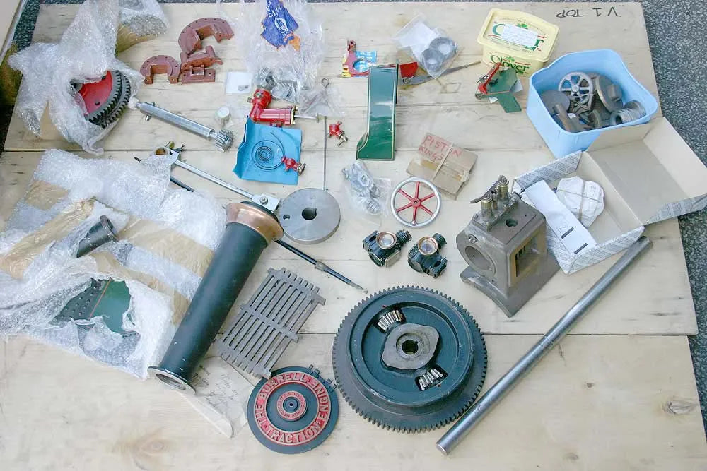 Part-built 3 inch scale Burrell