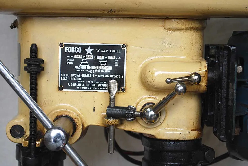 Fobco drilling machine