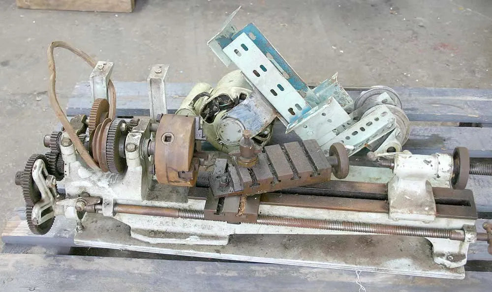 Tyzack lathe for restoration