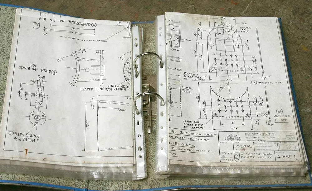 4 inch scale Foster boiler and parts