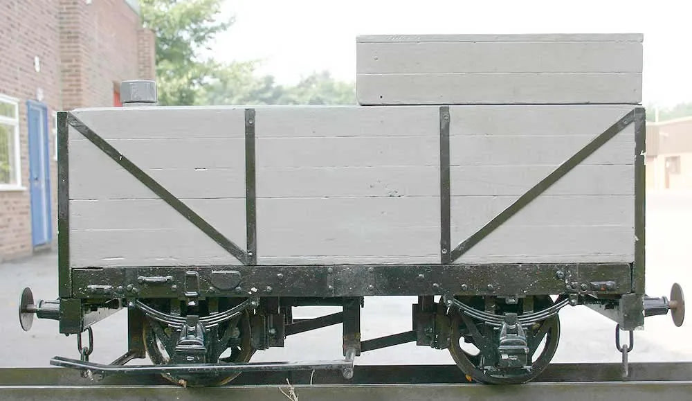 5 inch gauge ground level braked driving trolley