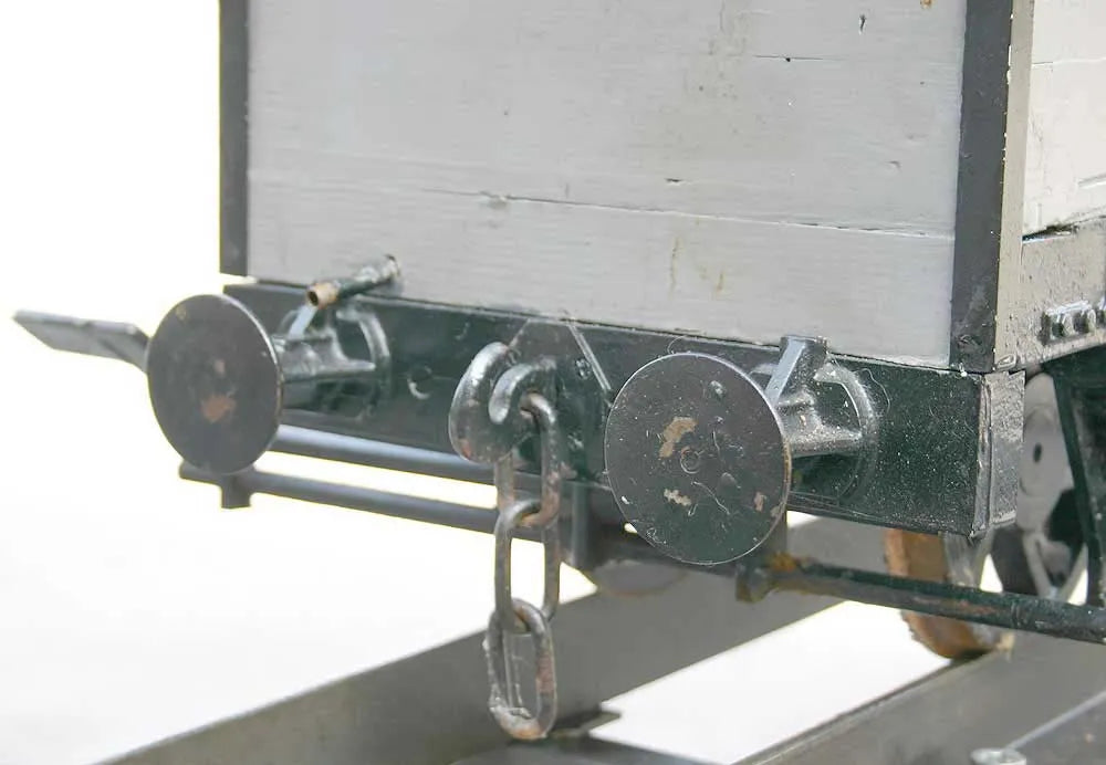 5 inch gauge ground level braked driving trolley