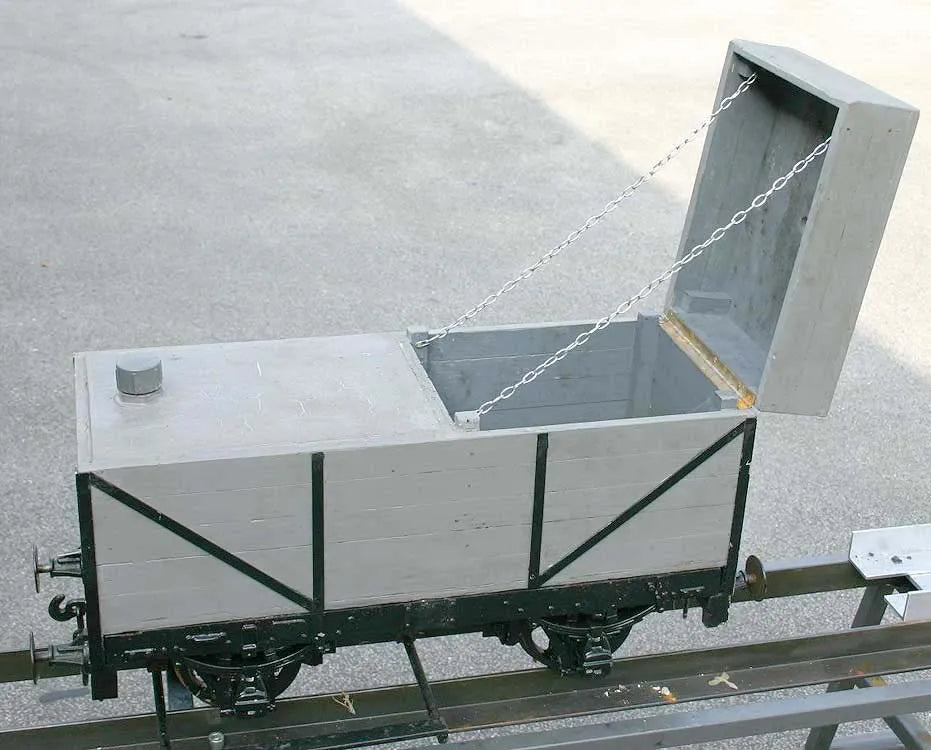5 inch gauge ground level braked driving trolley