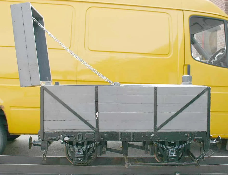 5 inch gauge ground level braked driving trolley