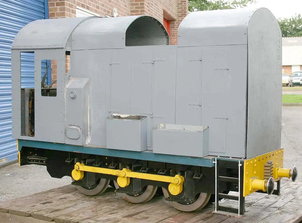 7 1/4 inch gauge part-built petrol-hydraulic shunter