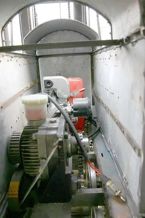 7 1/4 inch gauge part-built petrol-hydraulic shunter