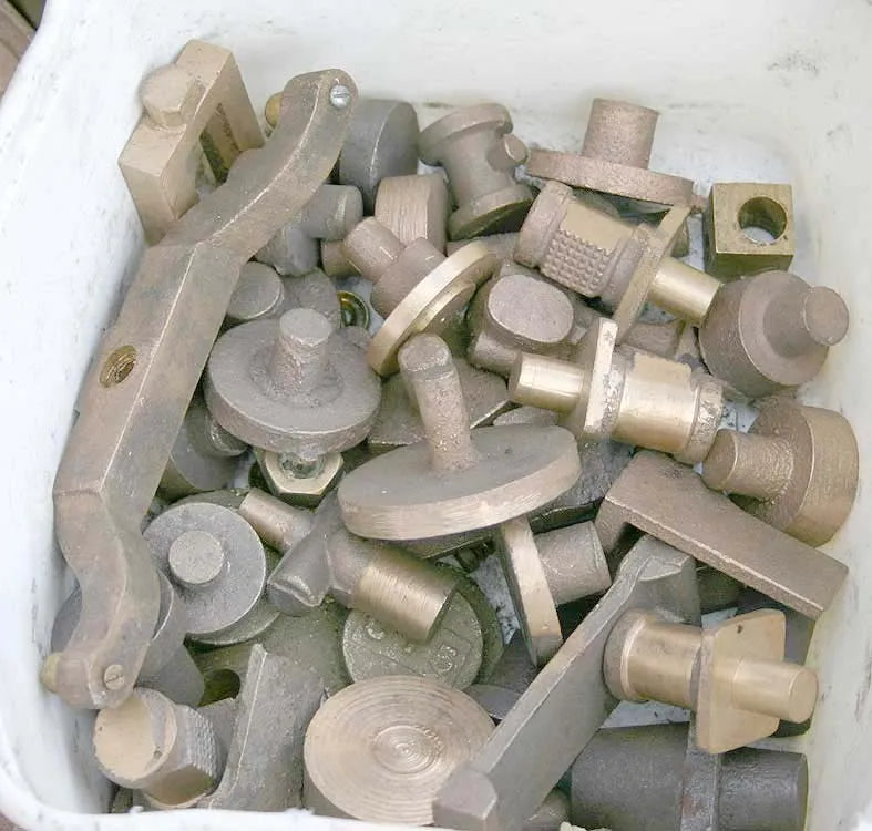 Part-built 3 1/2 inch gauge Black 5 with castings