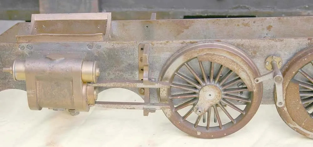 Part-built 3 1/2 inch gauge Black 5 with castings