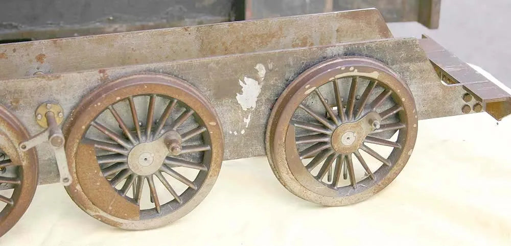 Part-built 3 1/2 inch gauge Black 5 with castings