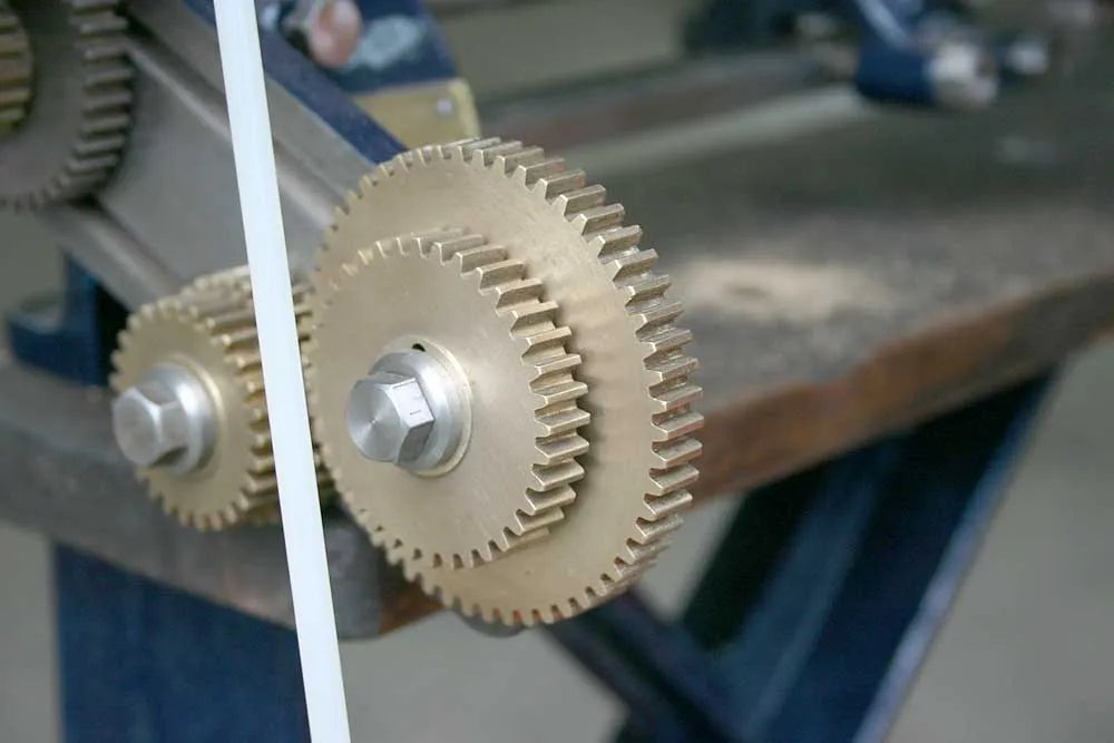 "Exe" treadle lathe