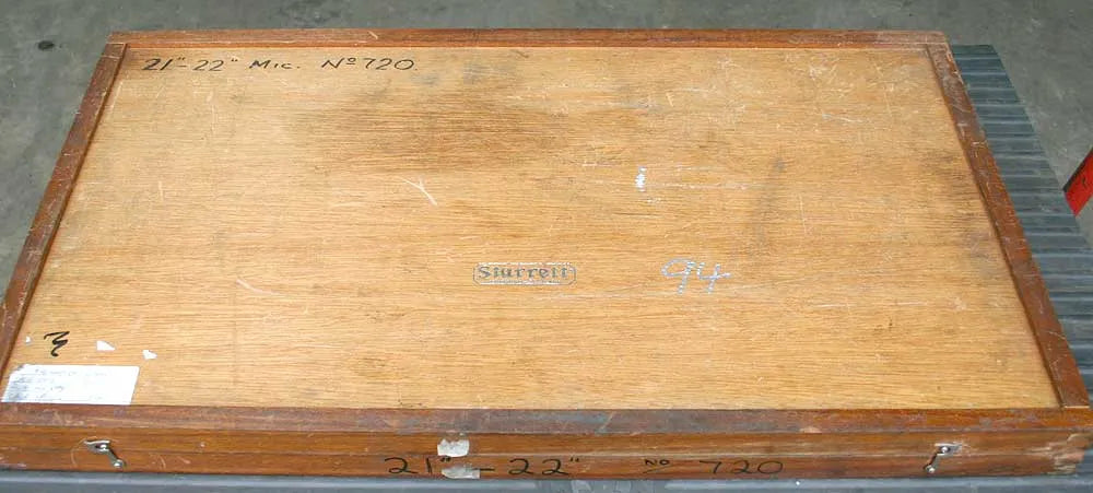 Starett 21-22 inch micrometer