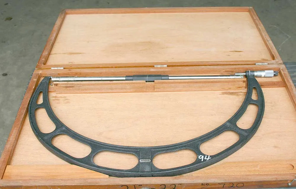 Starett 21-22 inch micrometer