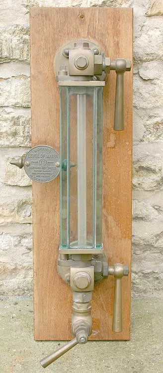 Water gauge, Hopkinson of Huddersfield