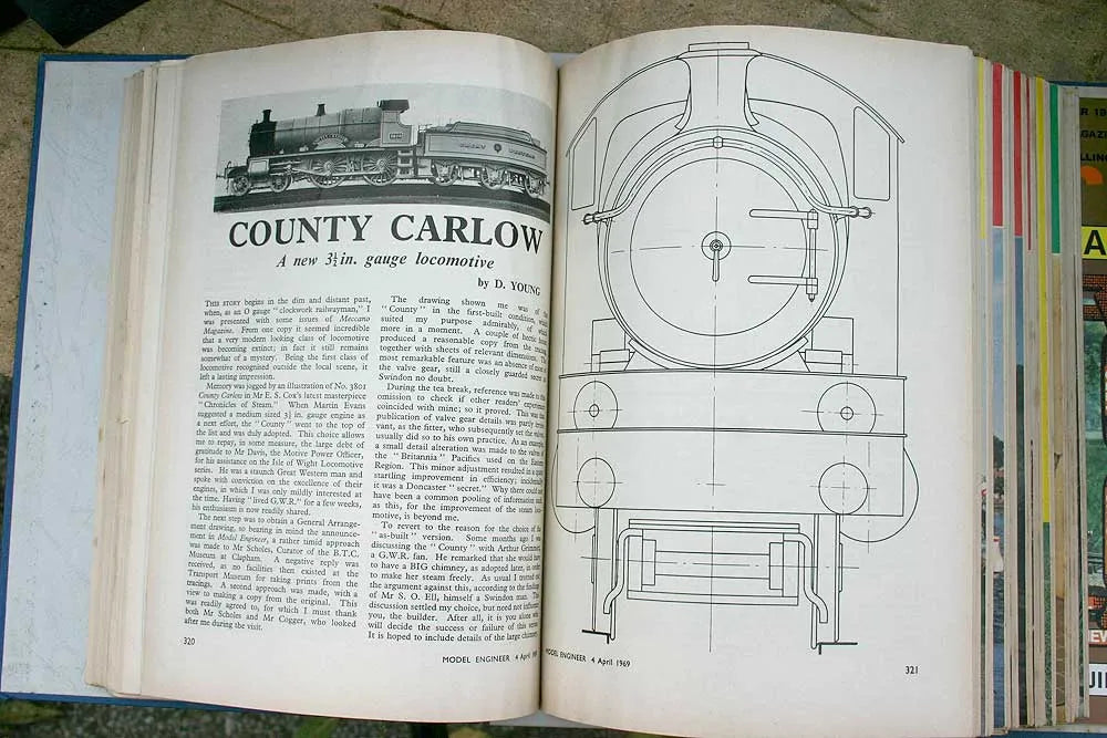 Twenty-three bound volumes "Model Engineer"