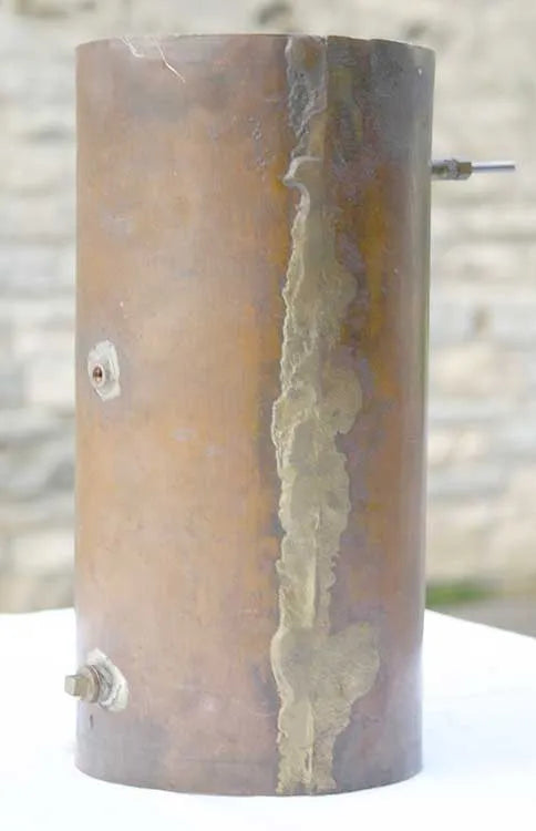 Vertical copper boiler