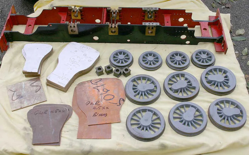 Castings and boiler material for 5 inch gauge "Firefly"