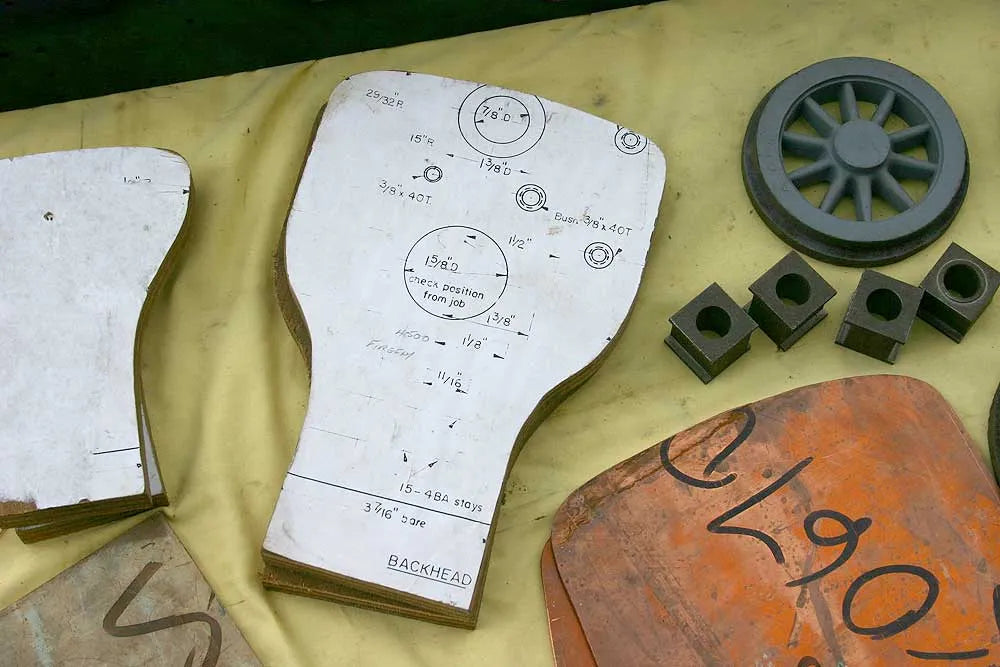 Castings and boiler material for 5 inch gauge "Firefly"